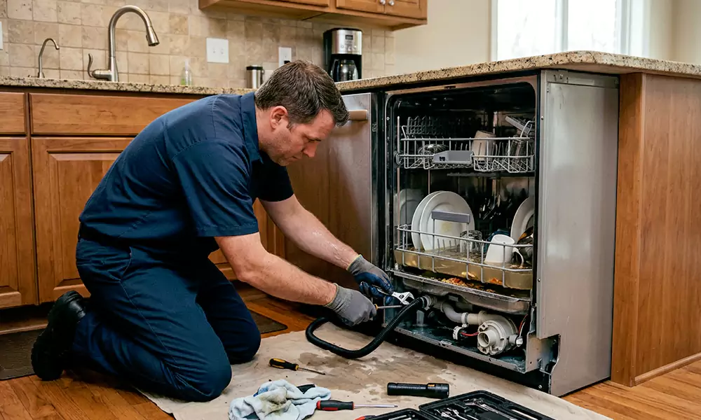 Dishwasher Not Draining Repair in Sayreville, NJ