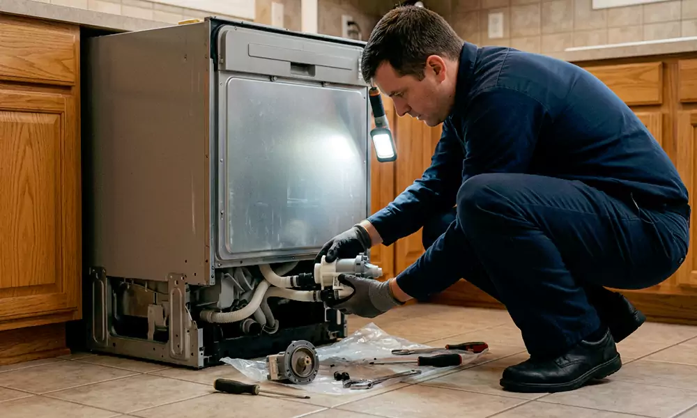 Dishwasher Pump Replacement in Sayreville, NJ