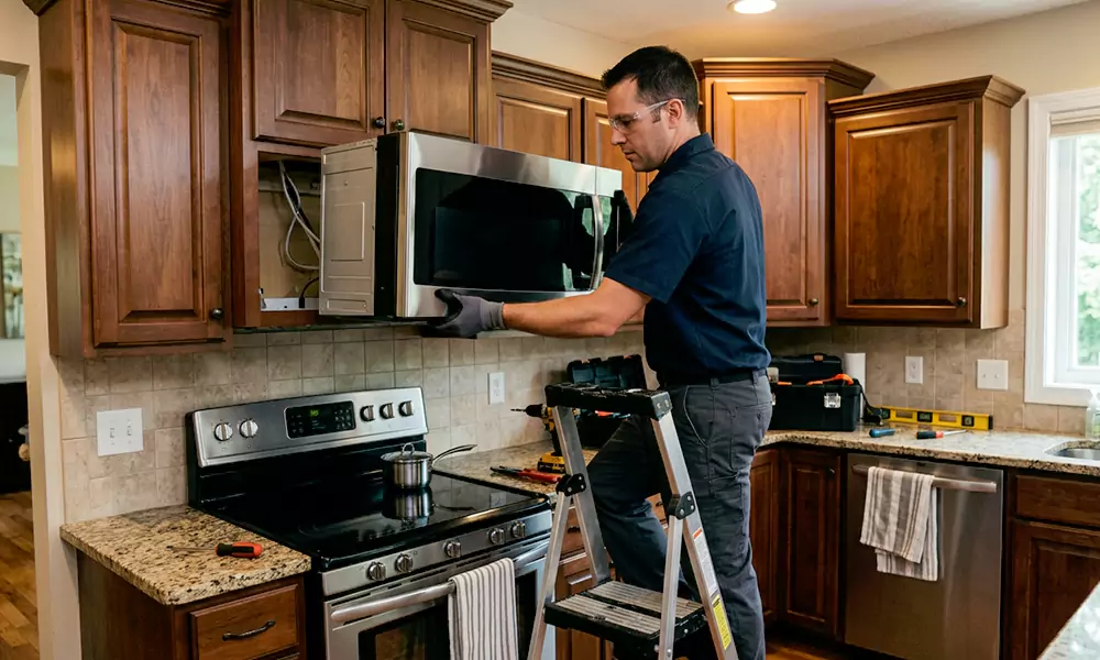 Microwave Installation in Sayreville, NJ